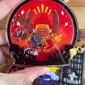 Bloodborne Dark Souls Ring Shaker Charms double sided image 2