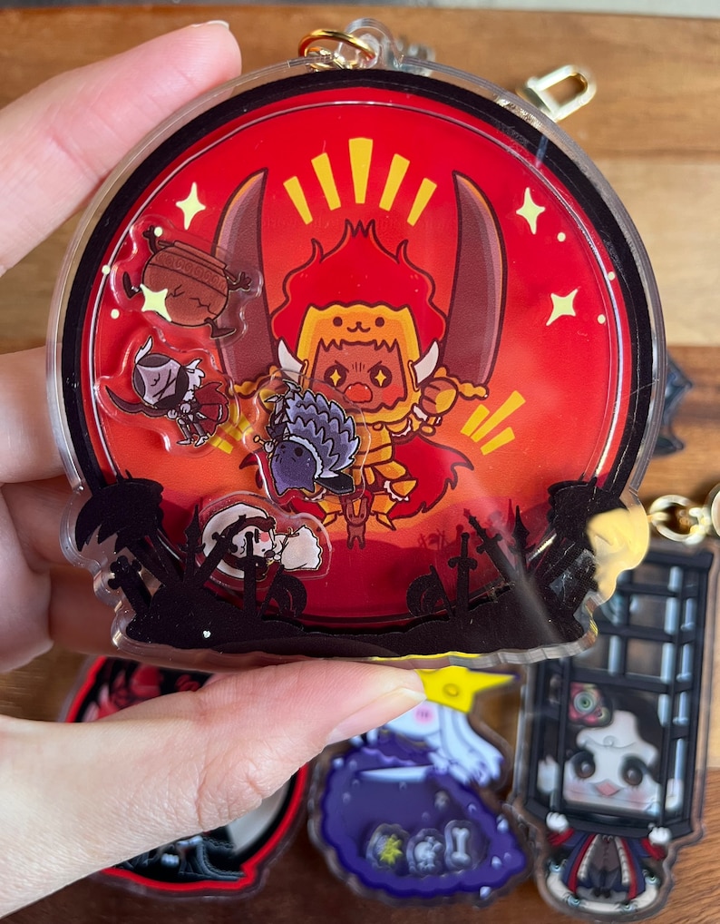 Bloodborne Dark Souls Ring Shaker Charms double sided image 2