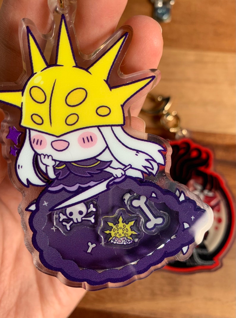 Bloodborne Dark Souls Ring Shaker Charms double sided image 6