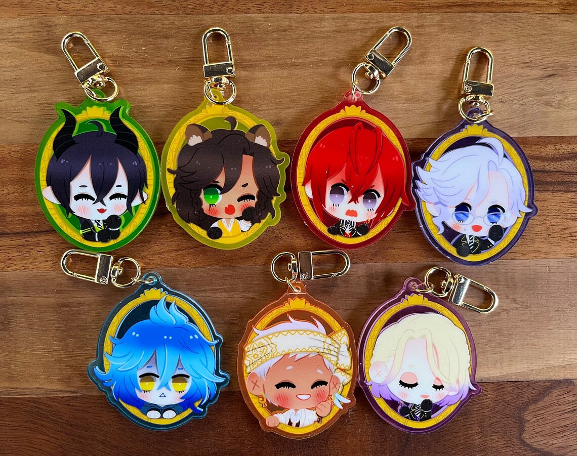 Twisted Wonderland Inspired Keychains - Etsy