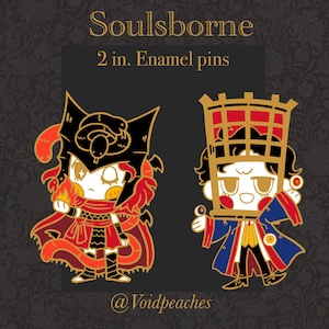 Soulsborne 2 in Enamel Pins