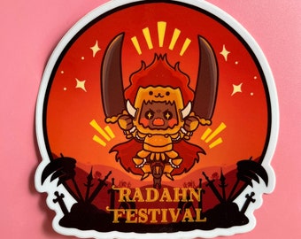 Elden Ring Radahn Festival Vinyl sticker