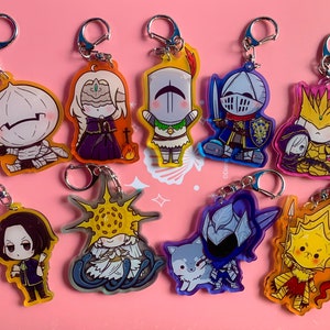 Soulsborne acrylic keychains charms