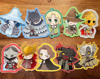 ER Soulsborne inspired Vinyl stickers