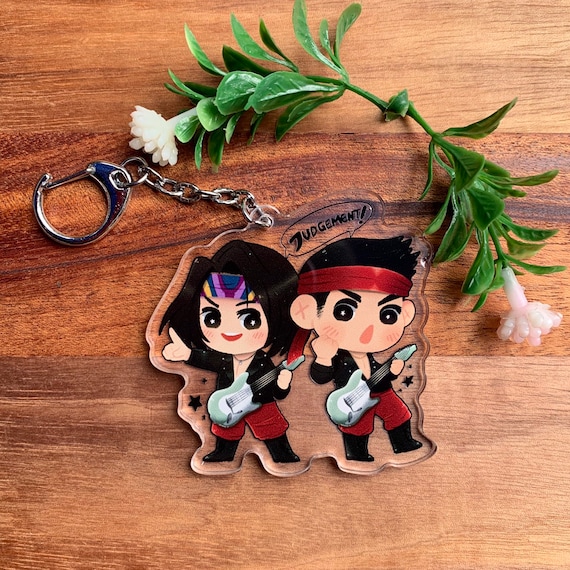 Yakuza 0 Kiryu & Nishiki Keychain Charm - Etsy