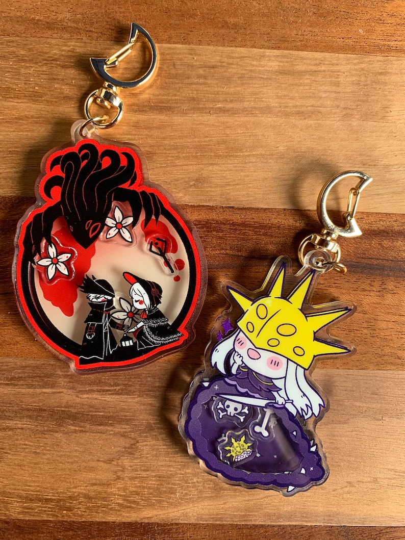Bloodborne Dark Souls Ring Shaker Charms double sided image 8