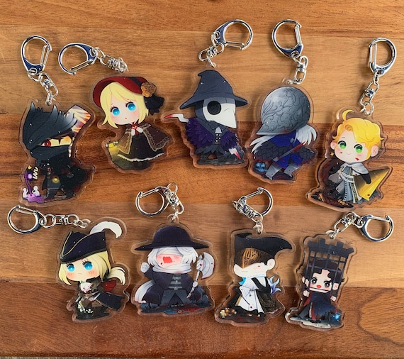 Bloodborne Charms double sided Keychains