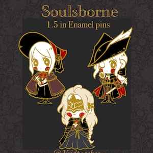 Soulsborne 1.5in Enamel Pins