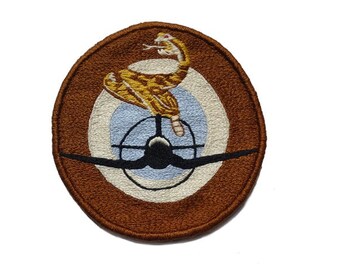 Custom Airforce Patch - Military Squadron Rattlesnake Recreation