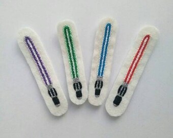 Custom Lightsaber Embroidered Patch - Star Wars Patch