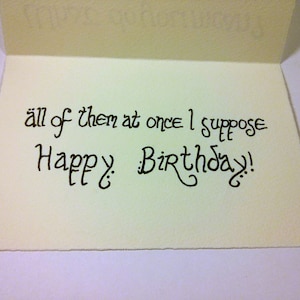 Lord of the Rings Birthday Card image 2