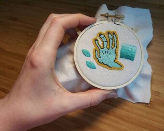 DIY Embroidered Patch Workshop   - Embroidery Kit and Virtual Lessons (Private, Live Class)