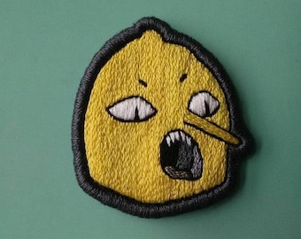 Adventure Time Ornament Lemongrab Embroidered Patch