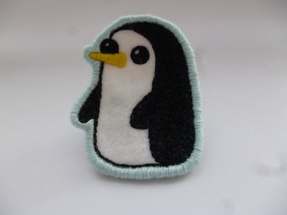 Gunter Adventure Time Embroidered Patch Brooch Penguin Patch Etsy Gunter Adventure Time Embroidered Patch Brooch Penguin Patch Etsy
