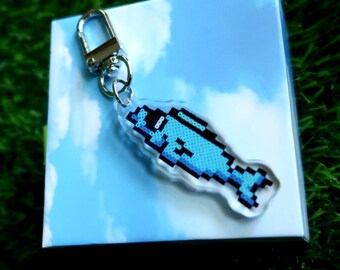 Fish keychain acrylic charm | danglingkeys by rosie
