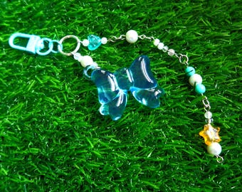 3D Bow resin printed charm Keychain and beads | danglingkeys by rosie