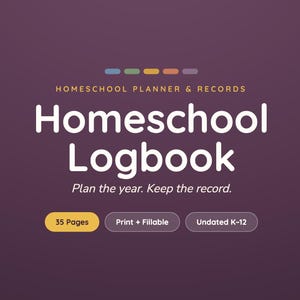 Carnet de suivi scolaire à imprimer et à remplir, agenda scolaire non daté de la maternelle à la terminale, classeur de présence et de suivi, planificateur de leçons, téléchargement instantané