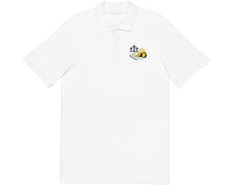 Empty Tomb Resurrection and Three Crosses Embroidery Polo Shirt