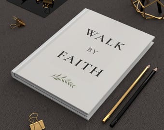 信仰による歩みジャーナル｜インスピレーションを与えるキリスト教ハードカバーノート