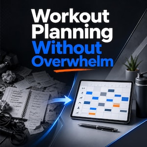 Workout Planner | Workout Planning Without Overwhelm | Printable Simple Workout Planning Workbook