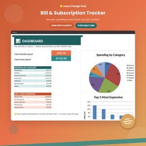 Subscription Tracker Excel Google Sheets