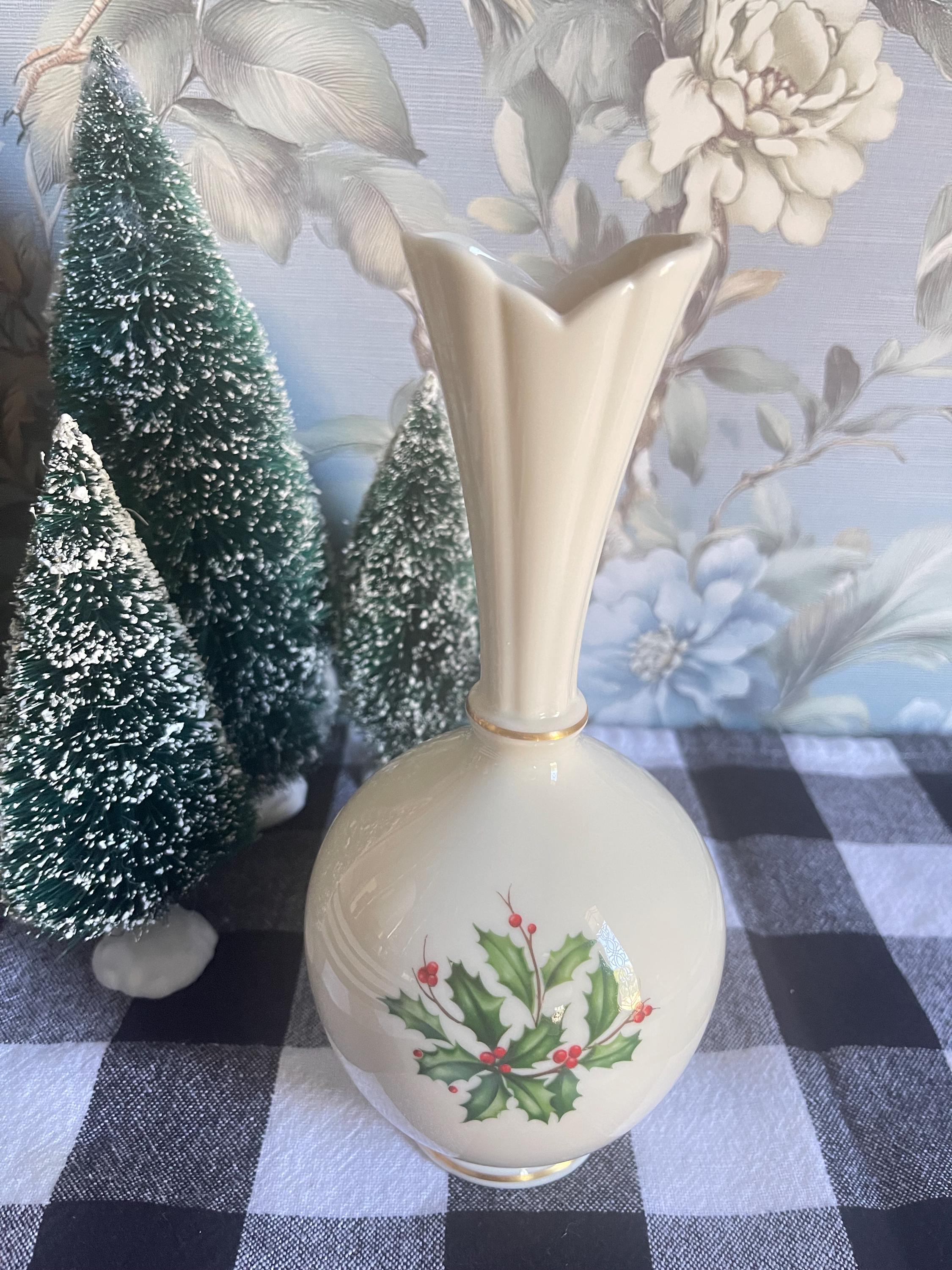 Lenox Holiday Vase - Etsy
