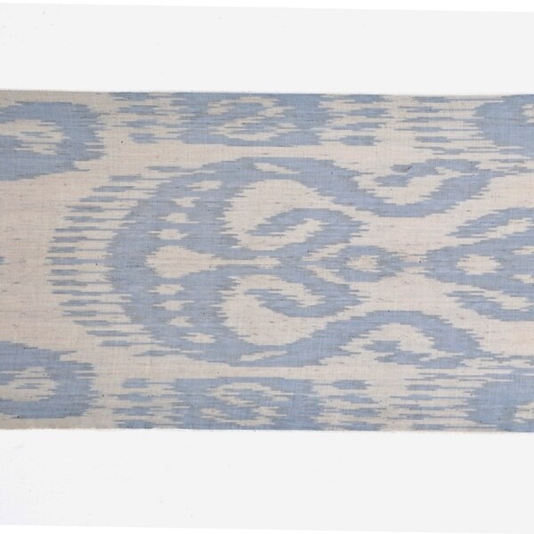 3 Cour d'Ikat tissu - 100 % coton tiss&eacute; &agrave; la main, tissu gris