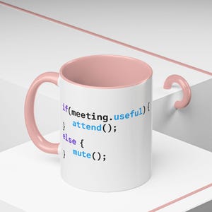 JavaScript Code Snippet Mug Accent Coffee Mug | Programmer Humor image 4