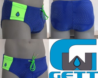 Resort Brief in Limited Edition Royal Blue Texture