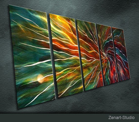 13 Original Shining Metal Wall Art Modern Abstract Painting | Etsy