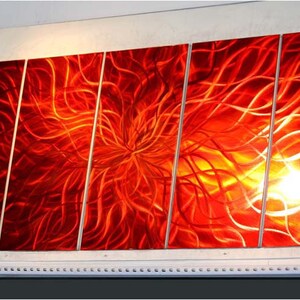 C06 Original Metal Wall Art Modern Shining Painting Sculpture Indoor Outdoor Decor From Airtist The Color in Motion Charm 2 image 3