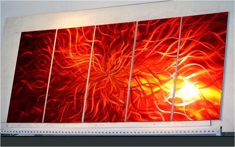 C06 Original Metal Wall Art Modern Shining Painting Sculpture Indoor Outdoor Decor From Airtist The Color in Motion Charm 2 image 3