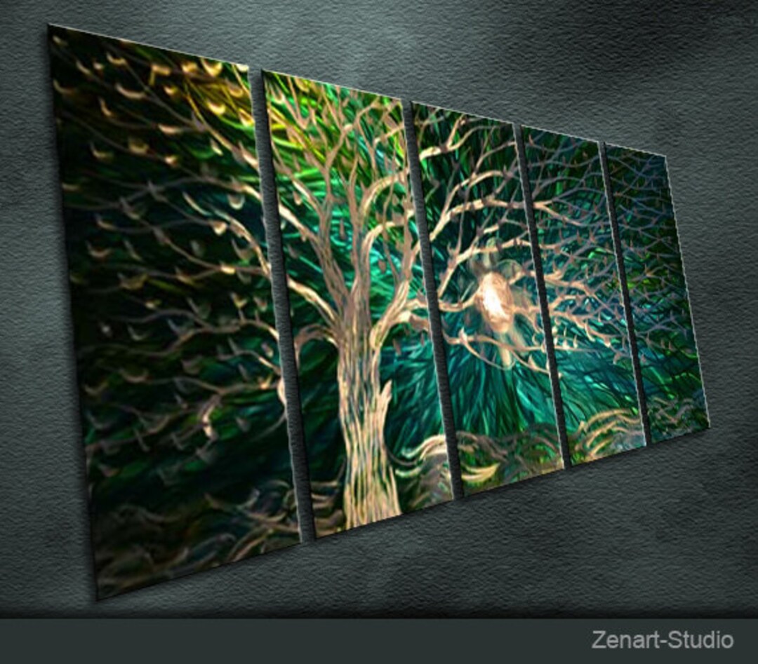A20 Original Abstract Metal Wall Art Modern Handmade Painting Sculpture Indoor Outdoor Decor