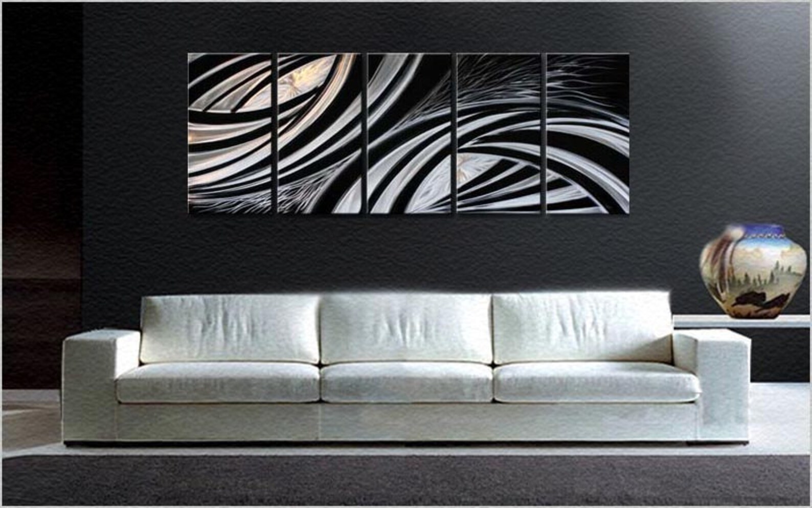 Original Metal Wall Art Modern Sculpture Indoor Outdoor Decor Etsy