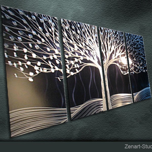 A01 Modern Original Metal Wall Art Abstract Special Painting Sculpture Indoor Outdoor Decor "Tree of Life" by Ning