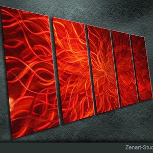 C06 Original Metal Wall Art Modern Shining Painting Sculpture Indoor Outdoor Decor From Airtist The Color in Motion Charm 2 image 1