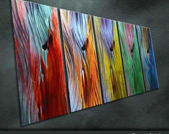 C21 Large Original Metal Wall Art Modern Abstract Special Painting Sculpture Indoor Outdoor Decor "Rhythm"