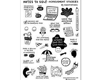 Mental Health Sticker Sheet | Etsy