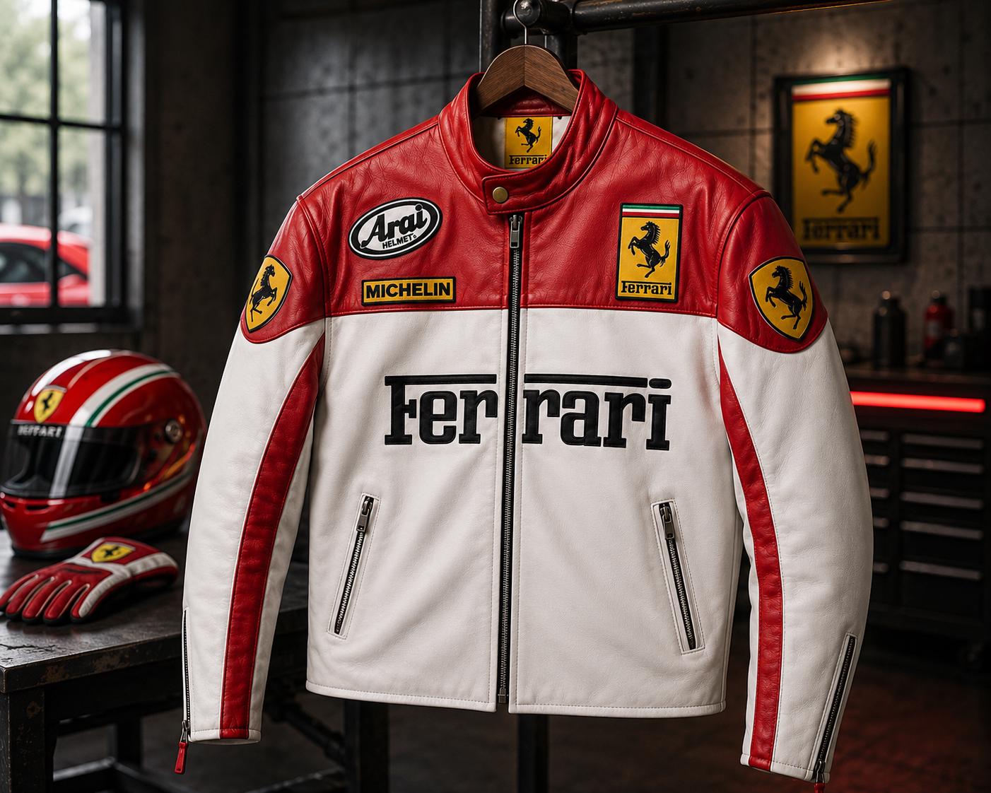 Ferrari jacket leather - Etsy 日本