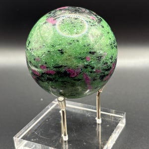 S34 - Ruby and Zoisite Sphere 60mm