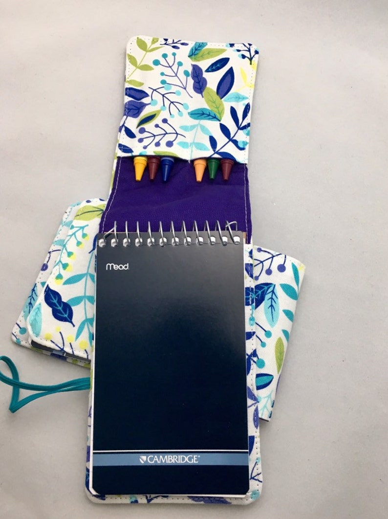 Download Coloring Book Crayon Roll Crayon Holder Floral Doodle Pad Gift Stocking Stuffer Party Favors Games Paper Party Supplies