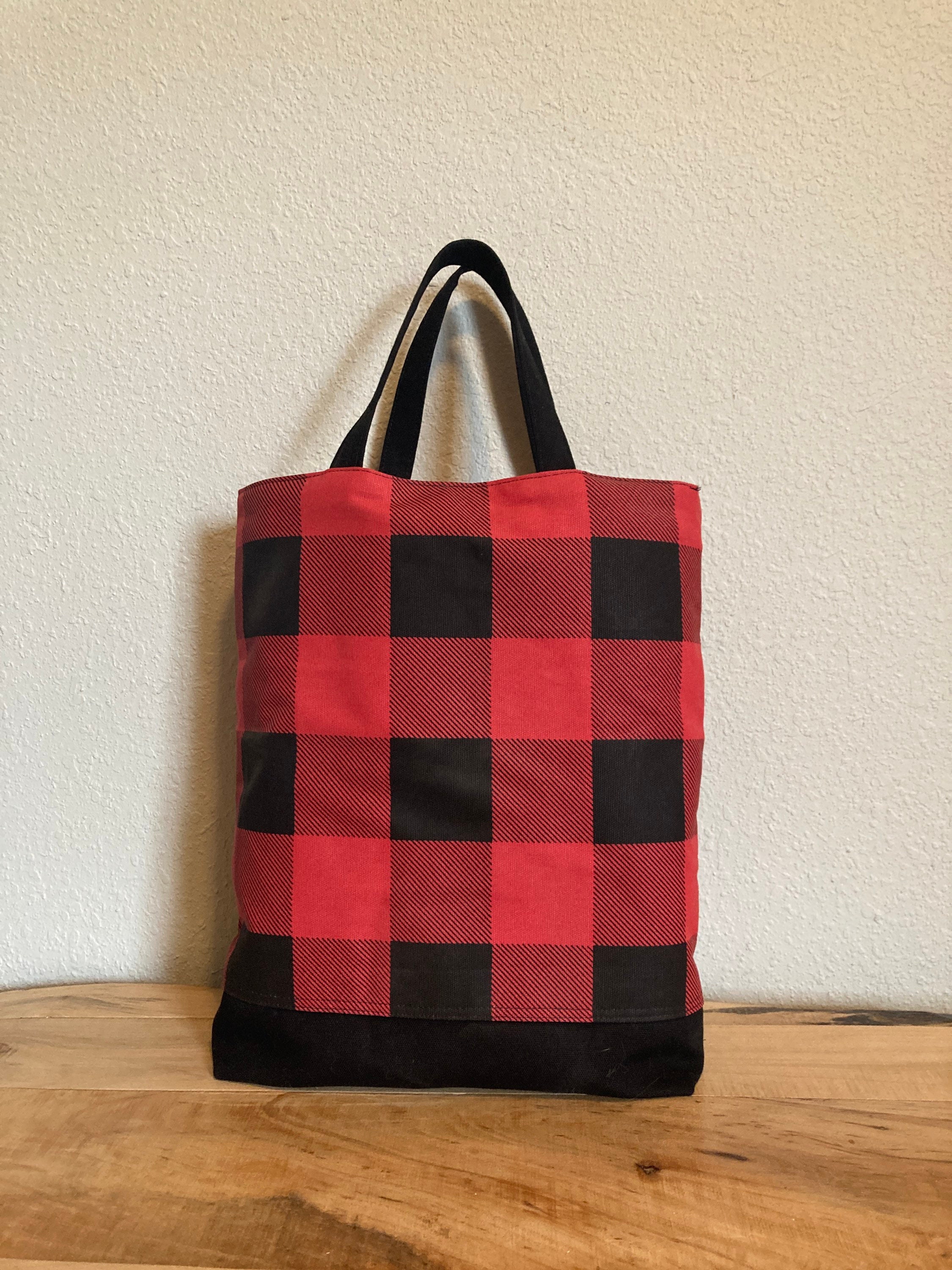 Ama Plaid Handbag