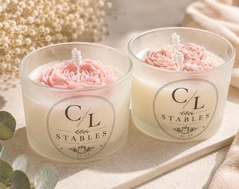 Velas de soja de la colección Floral