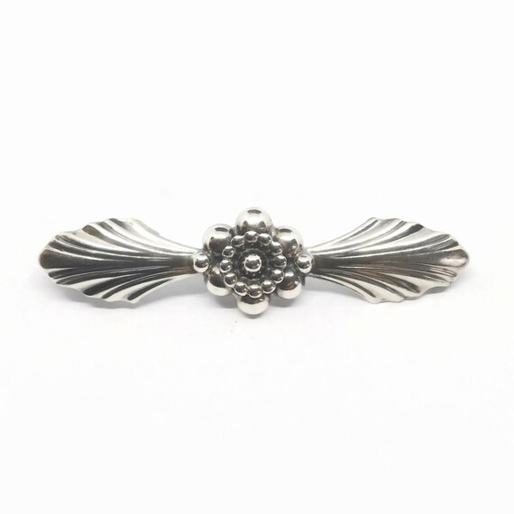 Hermann Siersbøl Silver Brooch, Mid Century Danis… - image 1