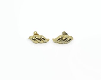 Unworn Vintage 1980s Gold Earrings An Elegant Gift for a Friend