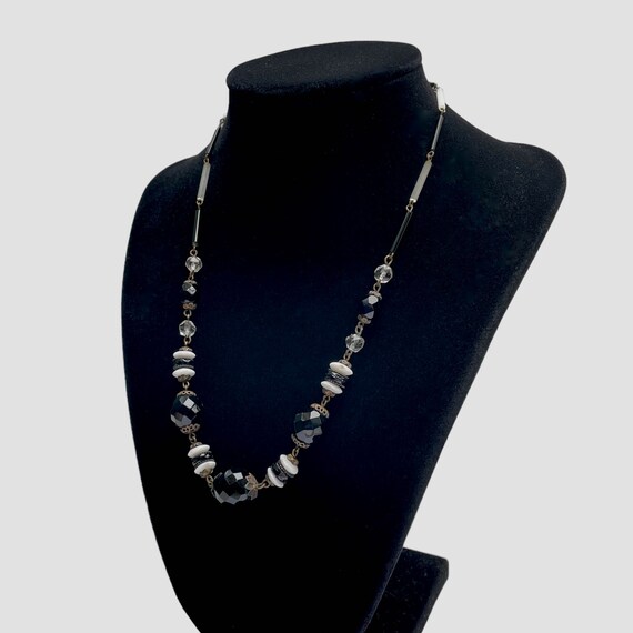 Antique 1920s Art Deco Czech Glass Bead Necklace … - image 6
