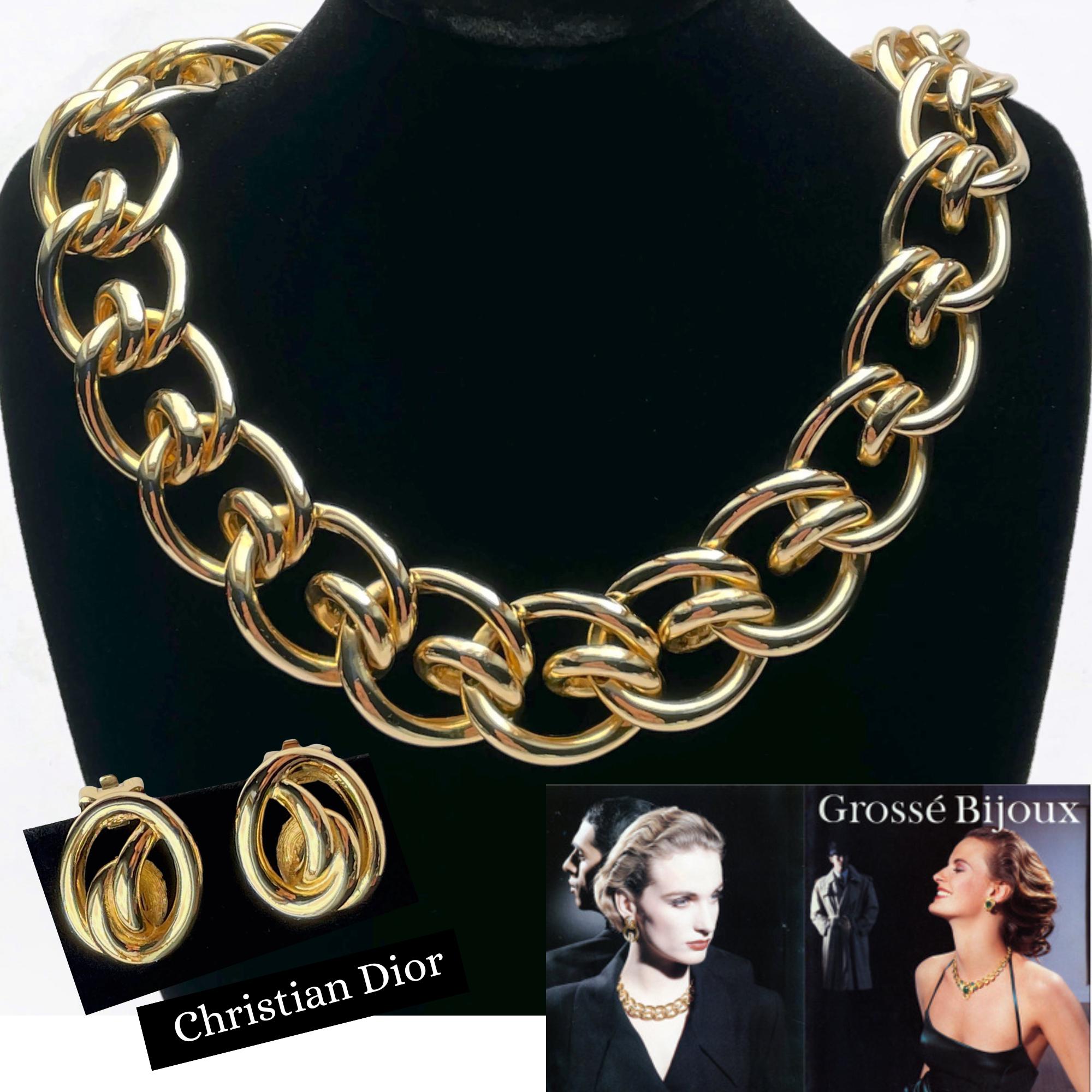 希少美品　Dior ヴィンテージネックレス　カットガラス　ブラック　ゴールド　3 Christian Dior クリスチャンディオール ヴィンテージ ネックレス 三角