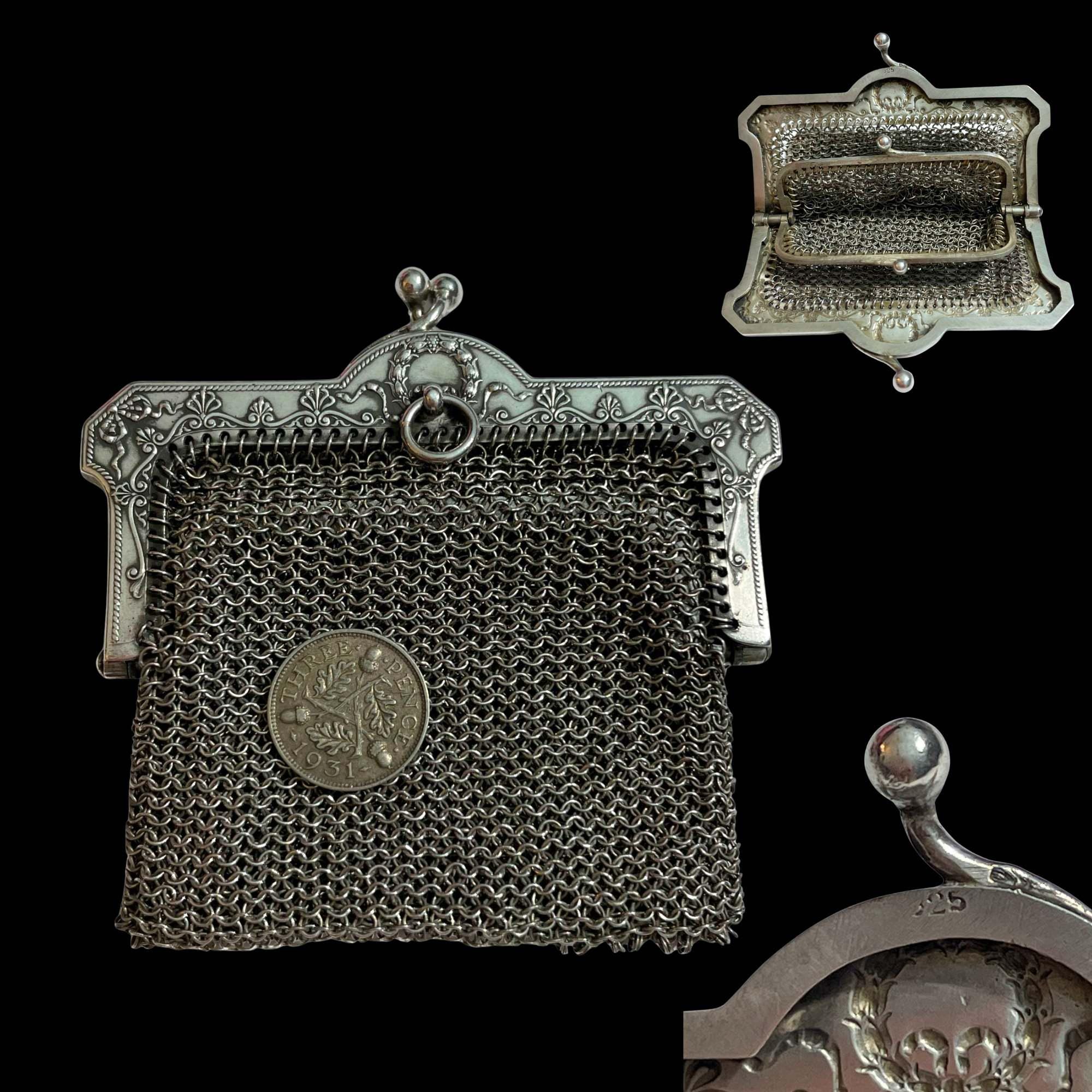 Antique mesh coin purse - Etsy 日本