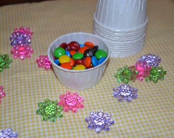 12 White Candy/Nut/Mint Paper Cups
