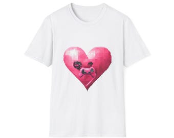 Retro Gaming Pixel Heart Tee